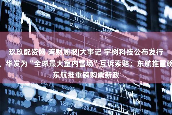 玖玖配资网 湾财周报|大事记 宇树科技公布发行价；融创、华发为“全球最大室内雪场”互诉索赔；东航推重磅购票新政